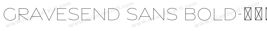 Gravesend Sans Bold字体转换
